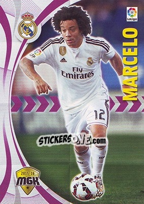 Sticker Marcelo - Liga BBVA 2015-2016. Megacracks n. 335 - Panini