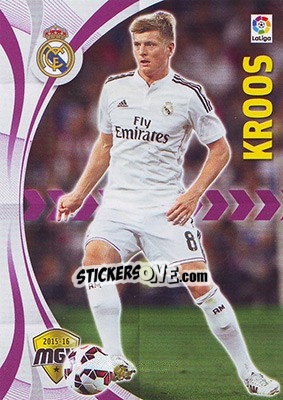 Sticker Kroos - Liga BBVA 2015-2016. Megacracks n. 337 - Panini