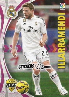 Sticker Illarramendi - Liga BBVA 2015-2016. Megacracks n. 338 - Panini