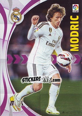 Sticker Modric - Liga BBVA 2015-2016. Megacracks n. 339 - Panini