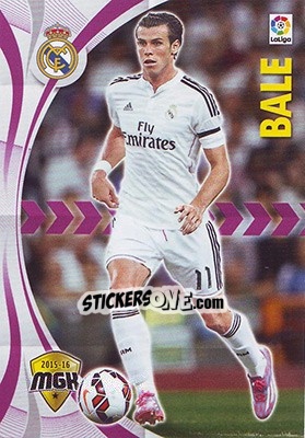 Figurina Bale - Liga BBVA 2015-2016. Megacracks - Panini