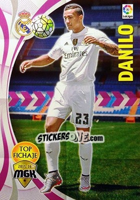 Sticker Danilo - Liga BBVA 2015-2016. Megacracks n. 346 - Panini
