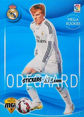 Sticker Odegaard - Liga BBVA 2015-2016. Megacracks n. 351 - Panini