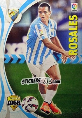 Sticker Rosales - Liga BBVA 2015-2016. Megacracks n. 356 - Panini