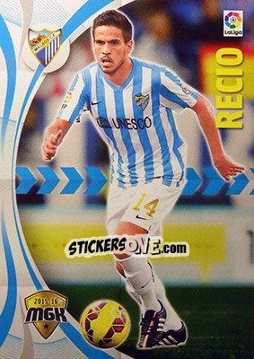 Sticker Recio - Liga BBVA 2015-2016. Megacracks n. 365 - Panini