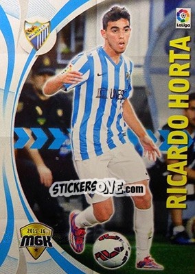 Sticker Ricardo Horta - Liga BBVA 2015-2016. Megacracks n. 370 - Panini