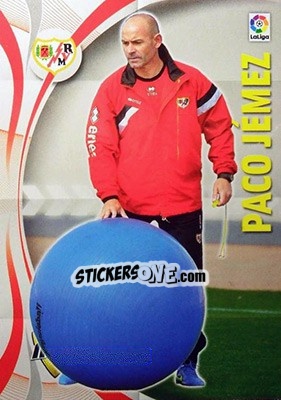 Cromo Paco Jémez - Liga BBVA 2015-2016. Megacracks - Panini