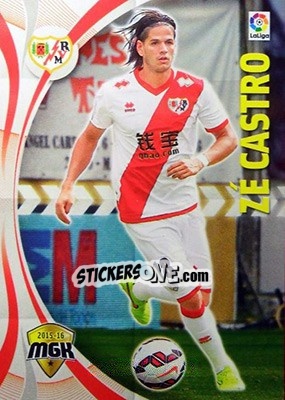 Sticker Zé Castro - Liga BBVA 2015-2016. Megacracks n. 386 - Panini