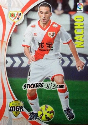 Sticker Nacho - Liga BBVA 2015-2016. Megacracks - Panini