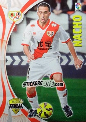 Sticker Nacho - Liga BBVA 2015-2016. Megacracks n. 388 - Panini