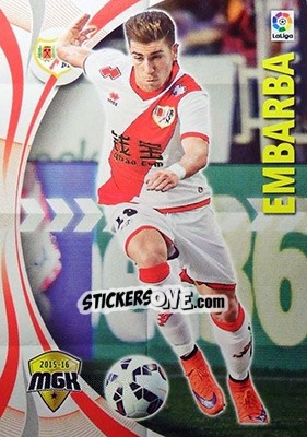 Cromo Embarba - Liga BBVA 2015-2016. Megacracks n. 393 - Panini