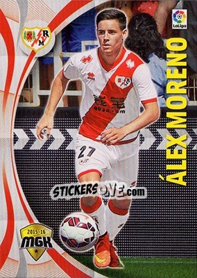 Cromo Álex Moreno - Liga BBVA 2015-2016. Megacracks - Panini