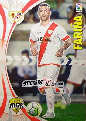 Cromo Fariña - Liga BBVA 2015-2016. Megacracks - Panini