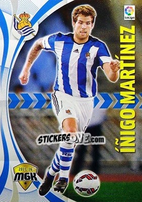 Sticker Íñigo Martínez - Liga BBVA 2015-2016. Megacracks - Panini
