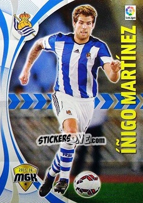 Sticker Íñigo Martínez - Liga BBVA 2015-2016. Megacracks n. 414 - Panini