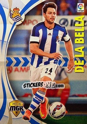 Sticker De la Bella - Liga BBVA 2015-2016. Megacracks n. 415 - Panini