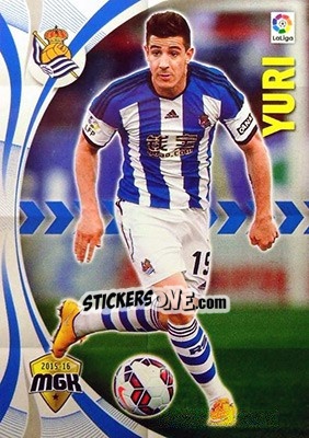 Figurina Yuri - Liga BBVA 2015-2016. Megacracks n. 416 - Panini