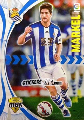 Sticker Markel - Liga BBVA 2015-2016. Megacracks n. 417 - Panini