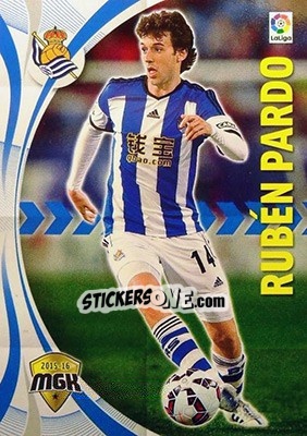 Sticker Rubén Pardo - Liga BBVA 2015-2016. Megacracks - Panini
