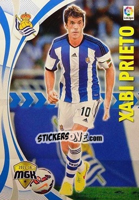 Sticker Xabi Prieto - Liga BBVA 2015-2016. Megacracks n. 420 - Panini