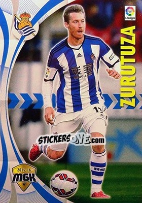 Sticker Zurutuza - Liga BBVA 2015-2016. Megacracks - Panini