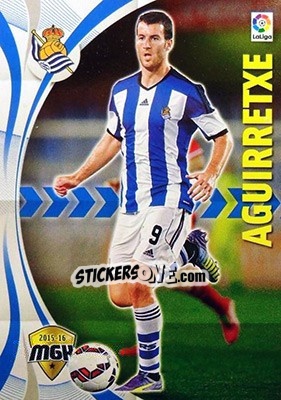 Sticker Aguirretxe - Liga BBVA 2015-2016. Megacracks - Panini