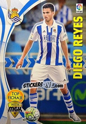 Sticker Diego Reyes - Liga BBVA 2015-2016. Megacracks - Panini