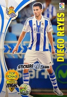 Sticker Diego Reyes - Liga BBVA 2015-2016. Megacracks n. 428 - Panini