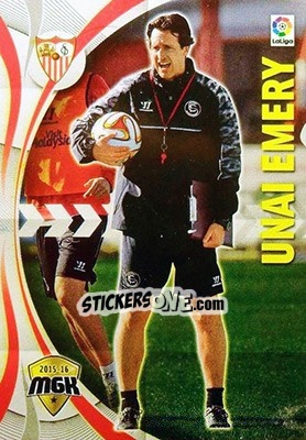 Sticker Unai Emery - Liga BBVA 2015-2016. Megacracks n. 434 - Panini