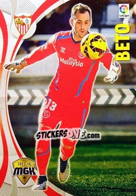 Sticker Beto - Liga BBVA 2015-2016. Megacracks n. 436 - Panini