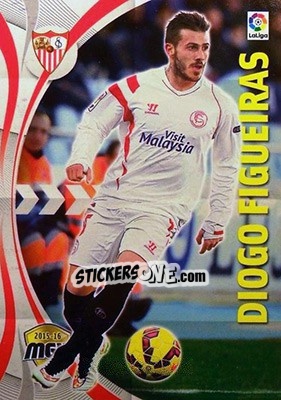 Cromo Diogo Figueiras - Liga BBVA 2015-2016. Megacracks - Panini