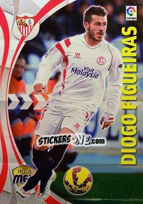 Sticker Diogo Figueiras - Liga BBVA 2015-2016. Megacracks n. 438 - Panini