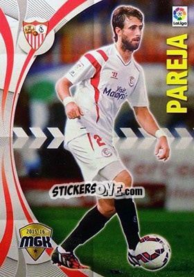 Sticker Pareja - Liga BBVA 2015-2016. Megacracks - Panini
