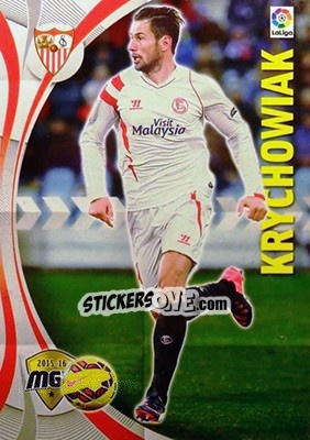 Sticker Krychowiak - Liga BBVA 2015-2016. Megacracks n. 444 - Panini