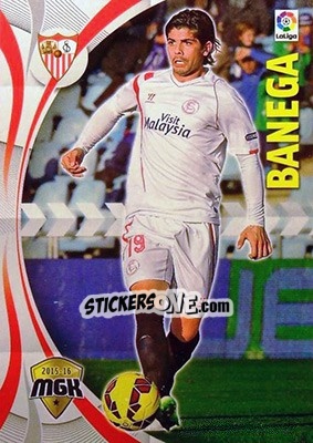 Sticker Banega - Liga BBVA 2015-2016. Megacracks - Panini