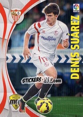 Sticker Denis Suárez - Liga BBVA 2015-2016. Megacracks - Panini