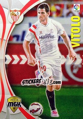 Sticker Vitolo - Liga BBVA 2015-2016. Megacracks n. 449 - Panini