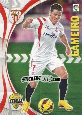 Figurina Gameiro - Liga BBVA 2015-2016. Megacracks - Panini