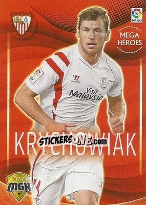 Sticker Krychowiak - Liga BBVA 2015-2016. Megacracks - Panini