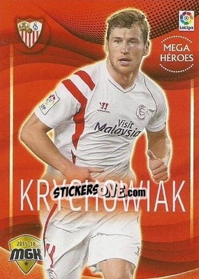 Sticker Krychowiak - Liga BBVA 2015-2016. Megacracks n. 457 - Panini