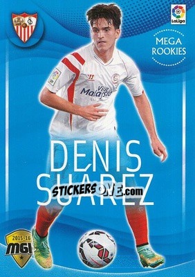 Sticker Denis Suárez - Liga BBVA 2015-2016. Megacracks - Panini