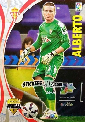 Sticker Alberto - Liga BBVA 2015-2016. Megacracks n. 463 - Panini