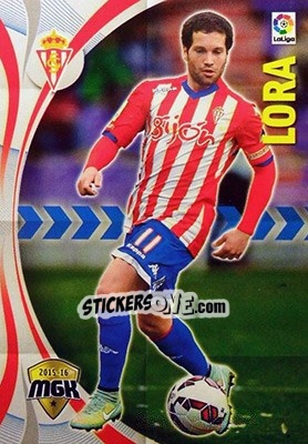 Cromo Lora - Liga BBVA 2015-2016. Megacracks - Panini