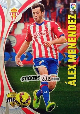 Sticker Álex Menéndez - Liga BBVA 2015-2016. Megacracks - Panini