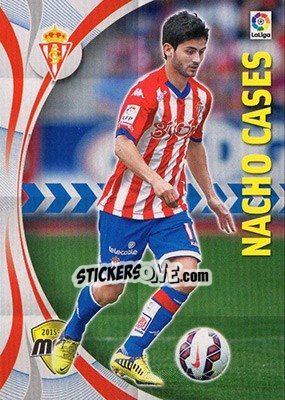 Sticker Nacho Cases - Liga BBVA 2015-2016. Megacracks - Panini