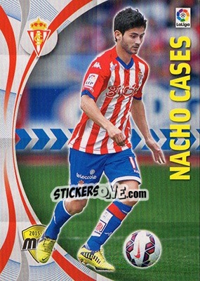 Sticker Nacho Cases - Liga BBVA 2015-2016. Megacracks n. 470 - Panini
