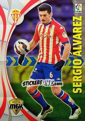 Cromo Sergio Álvarez - Liga BBVA 2015-2016. Megacracks - Panini