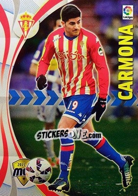 Sticker Carmona - Liga BBVA 2015-2016. Megacracks - Panini