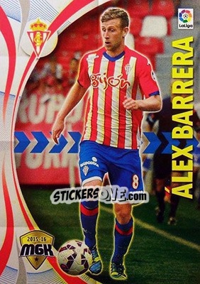 Figurina Álex Barrera - Liga BBVA 2015-2016. Megacracks - Panini