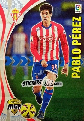 Sticker Pablo Pérez - Liga BBVA 2015-2016. Megacracks n. 475 - Panini
